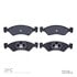 1311-0170-00 by DYNAMIC FRICTION COMPANY - 3000 Semi-Metallic Brake Pads