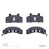 1311-0215-00 by DYNAMIC FRICTION COMPANY - 3000 Semi-Metallic Brake Pads