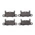 1551-1925-10 by DYNAMIC FRICTION COMPANY - 5000 Advanced Brake Pads - Low Metallic