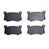 1551-1975-00 by DYNAMIC FRICTION COMPANY - 5000 Advanced Brake Pads - Ceramic