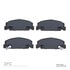 1311-0273-00 by DYNAMIC FRICTION COMPANY - 3000 Semi-Metallic Brake Pads