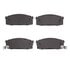 1311-0274-00 by DYNAMIC FRICTION COMPANY - 3000 Semi-Metallic Brake Pads