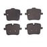 1551-2059-00 by DYNAMIC FRICTION COMPANY - 5000 Advanced Brake Pads - Low Metallic