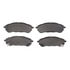 1551-2208-00 by DYNAMIC FRICTION COMPANY - 5000 Advanced Brake Pads - Ceramic