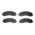 1551-2223-00 by DYNAMIC FRICTION COMPANY - DFC 5000 Advanced Brake Pads - Semi Metallic