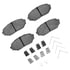 1115-0525-01 by DYNAMIC FRICTION COMPANY - Active Perform Pads and Hardware Kit