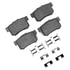 1115-0536-01 by DYNAMIC FRICTION COMPANY - Active Perform Pads and Hardware Kit