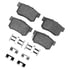 1115-0536-01 by DYNAMIC FRICTION COMPANY - Active Perform Pads and Hardware Kit