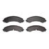 1551-2250-01 by DYNAMIC FRICTION COMPANY - DFC 5000 Advanced Brake Pads - Ceramic and Hardware Kit