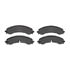 1551-2250-10 by DYNAMIC FRICTION COMPANY - 5000 Advanced Brake Pads - Ceramic