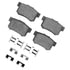 1115-0537-01 by DYNAMIC FRICTION COMPANY - Active Perform Pads and Hardware Kit