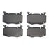 1551-2273-00 by DYNAMIC FRICTION COMPANY - 5000 Advanced Brake Pads - Ceramic