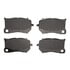 1551-2284-00 by DYNAMIC FRICTION COMPANY - DFC 5000 Advanced Brake Pads - Low Metallic