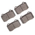 1115-0592-00 by DYNAMIC FRICTION COMPANY - Active Performance Pads