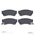 1311-0451-00 by DYNAMIC FRICTION COMPANY - 3000 Semi-Metallic Brake Pads