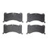 1551-2321-00 by DYNAMIC FRICTION COMPANY - 5000 Advanced Brake Pads - Low Metallic