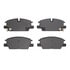 1551-2345-00 by DYNAMIC FRICTION COMPANY - 5000 Advanced Brake Pads - Ceramic