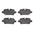 1551-2374-00 by DYNAMIC FRICTION COMPANY - 5000 Advanced Brake Pads - Ceramic