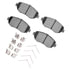 1115-0619-01 by DYNAMIC FRICTION COMPANY - Active Perform Pads and Hardware Kit