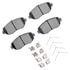 1115-0619-01 by DYNAMIC FRICTION COMPANY - Active Perform Pads and Hardware Kit