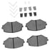 1115-0635-01 by DYNAMIC FRICTION COMPANY - Active Perform Pads and Hardware Kit