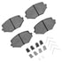 1115-0635-01 by DYNAMIC FRICTION COMPANY - Active Perform Pads and Hardware Kit