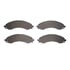 1551-2404-00 by DYNAMIC FRICTION COMPANY - 5000 Advanced Brake Pads - Semi Metallic