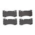 1551-2407-10 by DYNAMIC FRICTION COMPANY - 5000 Advanced Brake Pads - Ceramic