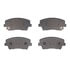 1551-2419-00 by DYNAMIC FRICTION COMPANY - 5000 Advanced Brake Pads - Ceramic