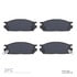 1311-0534-00 by DYNAMIC FRICTION COMPANY - 3000 Semi-Metallic Brake Pads