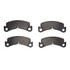 1551-2443-00 by DYNAMIC FRICTION COMPANY - 5000 Advanced Brake Pads - Low Metallic