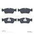 1311-0558-00 by DYNAMIC FRICTION COMPANY - 3000 Semi-Metallic Brake Pads