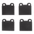 1552-0030-00 by DYNAMIC FRICTION COMPANY - 5000 Advanced Brake Pads - Low Metallic