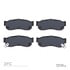 1552-0275-00 by DYNAMIC FRICTION COMPANY - 5000 Advanced Brake Pads - Ceramic