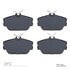 1311-0598-00 by DYNAMIC FRICTION COMPANY - 3000 Semi-Metallic Brake Pads