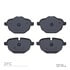 1310-1473-00 by DYNAMIC FRICTION COMPANY - 3000 Ceramic Brake Pads