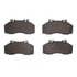 1551-1062-00 by DYNAMIC FRICTION COMPANY - 5000 Advanced Brake Pads