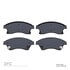 1310-1522-00 by DYNAMIC FRICTION COMPANY - 3000 Ceramic Brake Pads