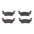 1551-1120-00 by DYNAMIC FRICTION COMPANY - 5000 Advanced Brake Pads - Ceramic