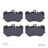 1551-1130-00 by DYNAMIC FRICTION COMPANY - 5000 Advanced Brake Pads - Low Metallic