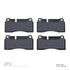 1551-1155-00 by DYNAMIC FRICTION COMPANY - 5000 Advanced Brake Pads - Low Metallic