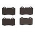 1551-1166-10 by DYNAMIC FRICTION COMPANY - 5000 Advanced Brake Pads - Low Metallic