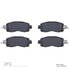 1310-1650-00 by DYNAMIC FRICTION COMPANY - 3000 Ceramic Brake Pads