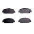 1310-1654-00 by DYNAMIC FRICTION COMPANY - 3000 Ceramic Brake Pads