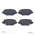 1310-1719-00 by DYNAMIC FRICTION COMPANY - 3000 Ceramic Brake Pads