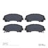 1310-1736-00 by DYNAMIC FRICTION COMPANY - 3000 Ceramic Brake Pads