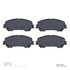 1310-1737-00 by DYNAMIC FRICTION COMPANY - 3000 Ceramic Brake Pads