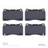 1310-1743-00 by DYNAMIC FRICTION COMPANY - 3000 Ceramic Brake Pads