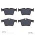 1310-1795-00 by DYNAMIC FRICTION COMPANY - 3000 Ceramic Brake Pads