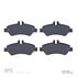 1551-1317-00 by DYNAMIC FRICTION COMPANY - 5000 Advanced Brake Pads - Semi Metallic